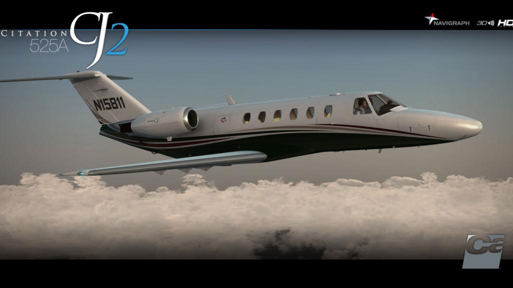 Cessna Citation CJ2 525A HD Series for FSX/P3D by Carenado