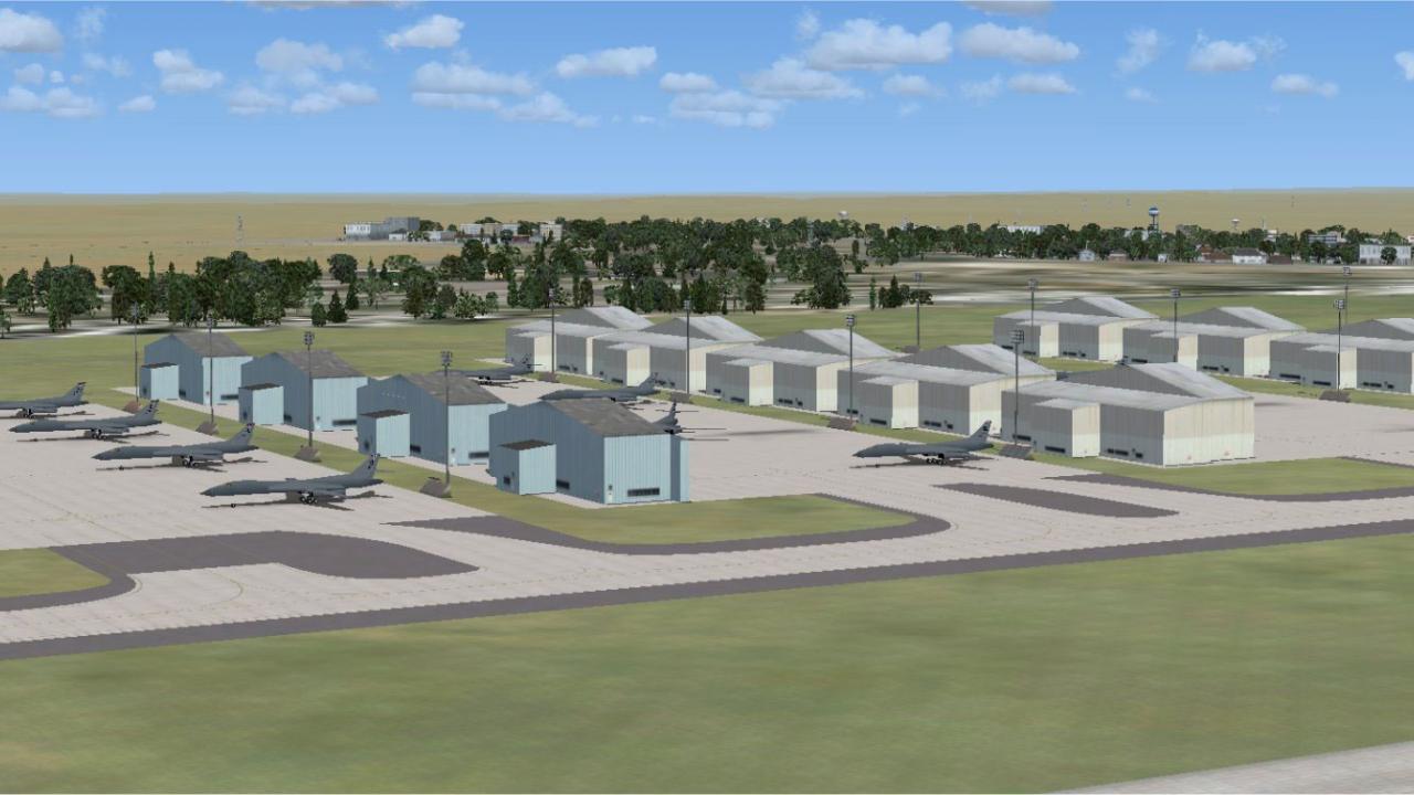 Ellsworth AFB Scenery for FSX/P3D by Team SDB