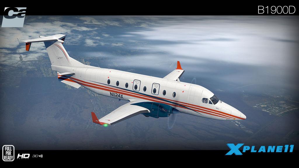 Beechcraft 1900D HD Series for X-Plane by Carenado