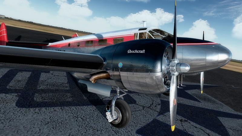 Beechcraft Model 18 D18S for FSX/P3D