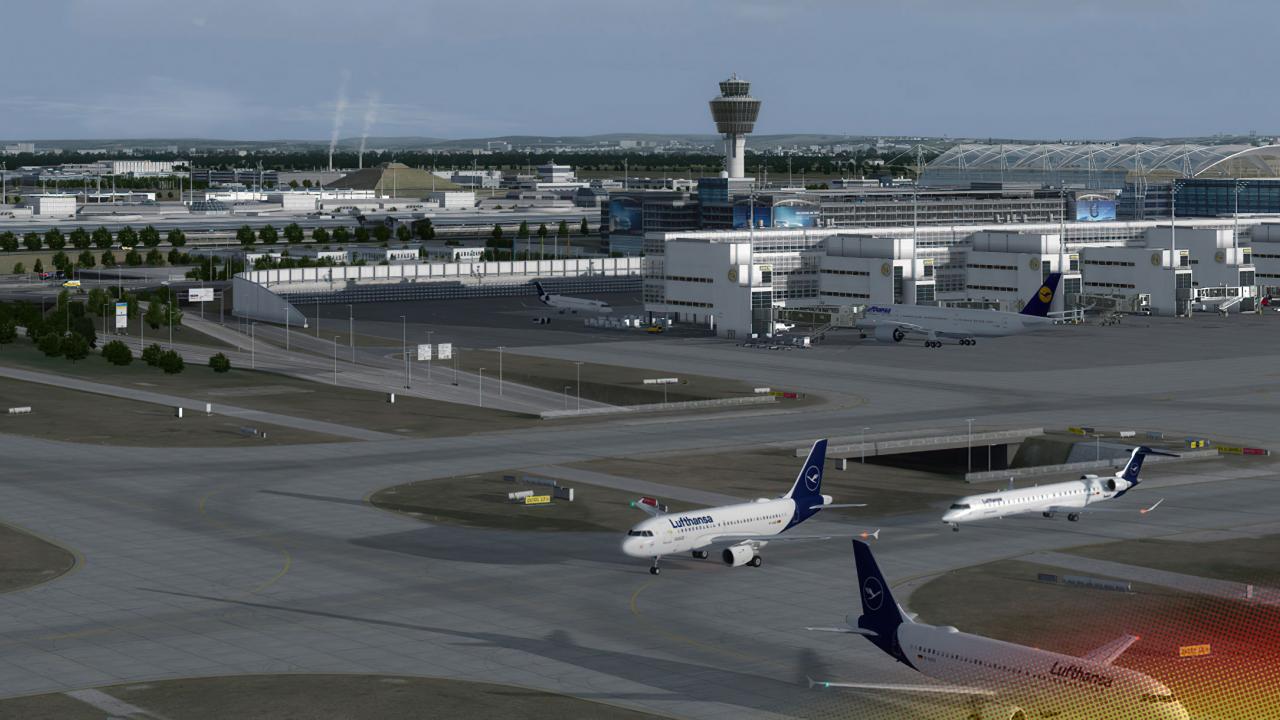 simwings pro Munich Airport Scenery for P3D by Aerosoft