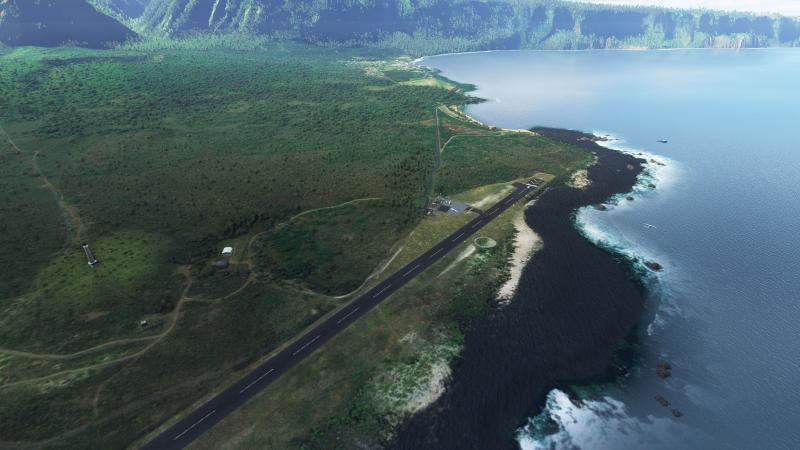 Kalaupapa Airport (PHLU), Hawaii Scenery for MSFS