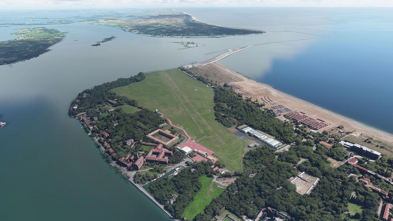Airfield Lido di Venezia (LIPV) Scenery for MSFS by Aerosoft