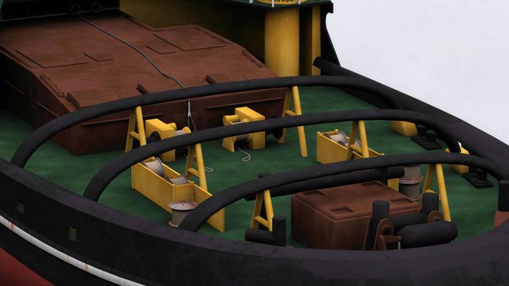 Smit Rotterdam Heavy Tug Boat For FSX By Deltasim Studio