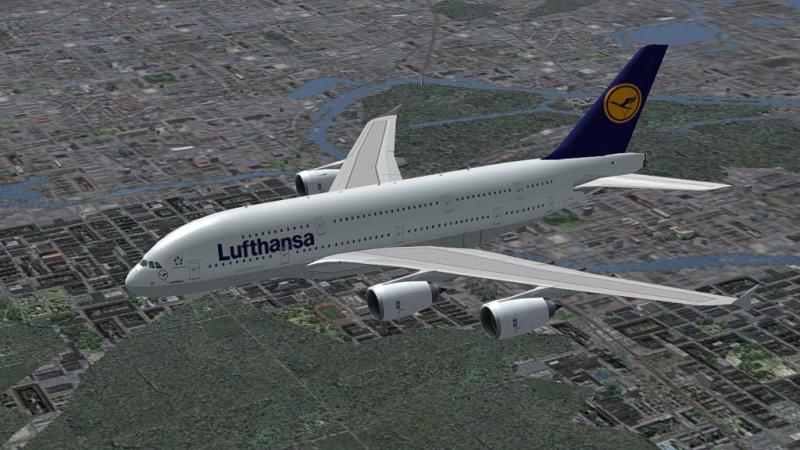 Flight Simulator X (FSX) Steam Edition Optimized Airbus A380 Pack