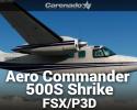 Aero Commander 500S Shrike Commander HD Series for FSX/P3D