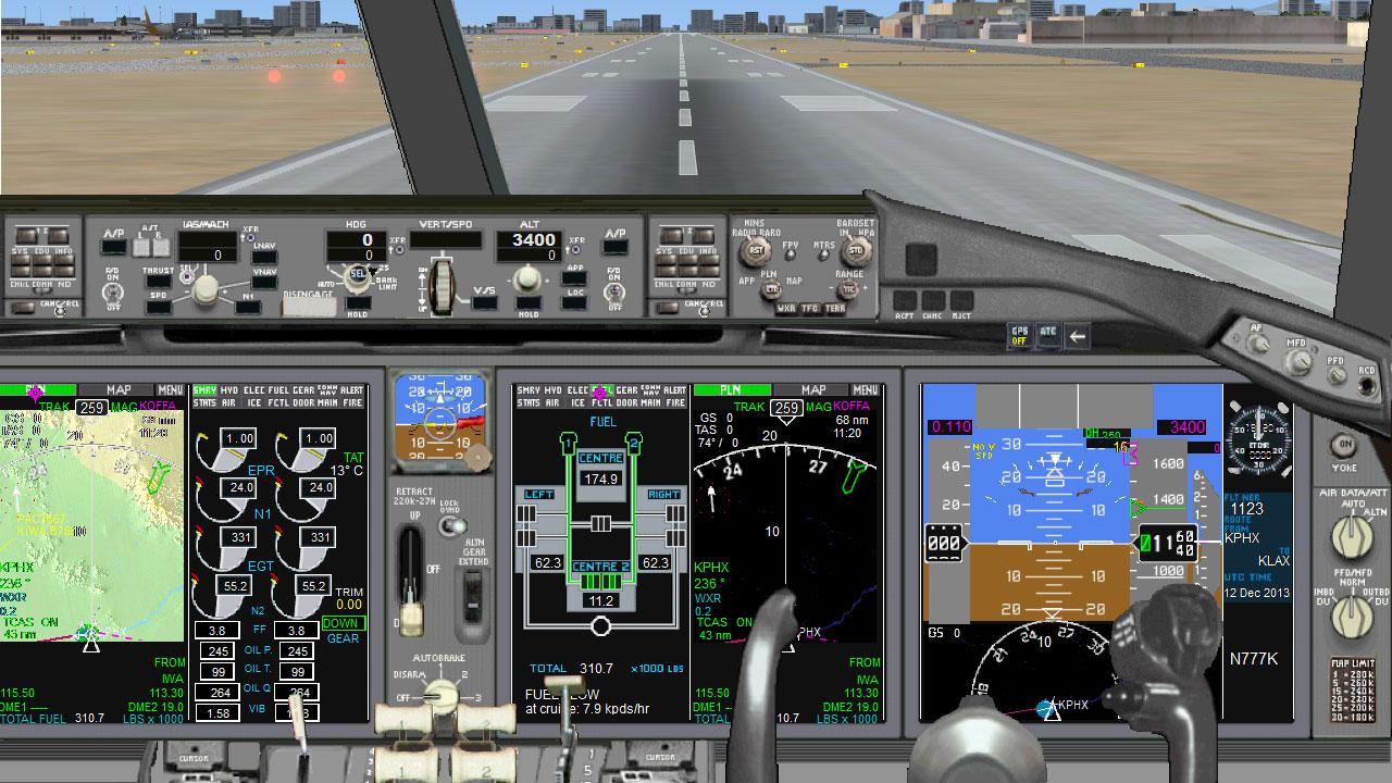 Boeing 777-9X Panel for FSX/P3D by JSGPANELS