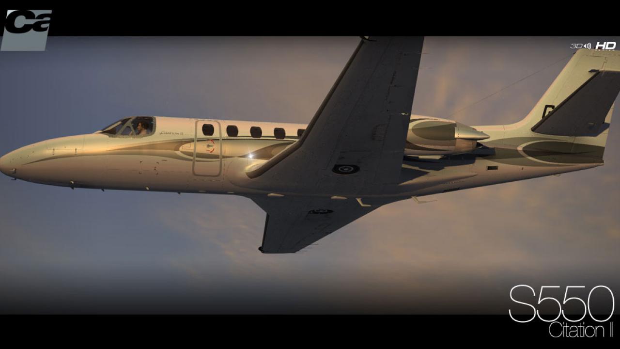 Cessna S550 Citation II HD Series for FSX/P3D by Carenado