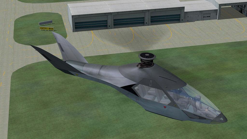 Supersonic Concept Gyrocopter for FSX/FS2004 by AFSDesign