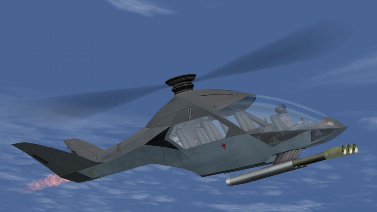 Supersonic Concept Gyrocopter for FSX/FS2004 by AFSDesign