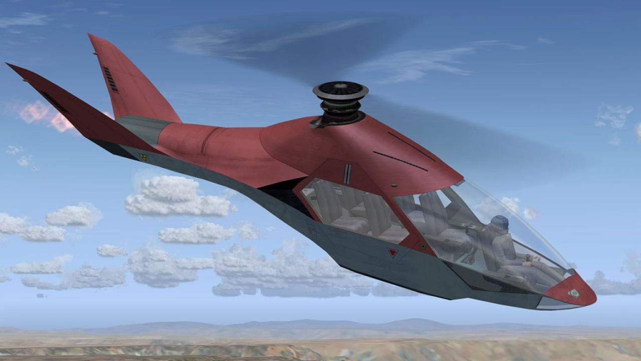 Supersonic Concept Gyrocopter for FSX/FS2004 by AFSDesign