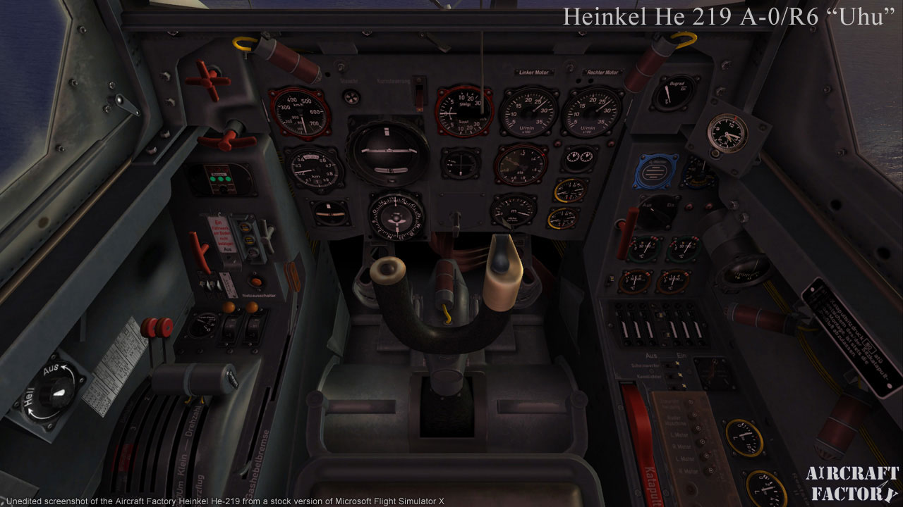 Aircraft Factory Heinkel He 219 Uhu For Fsx By A2a Simulations