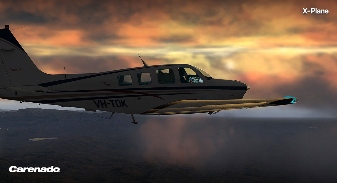 Beechcraft A36 Bonanza for XPlane by Carenado