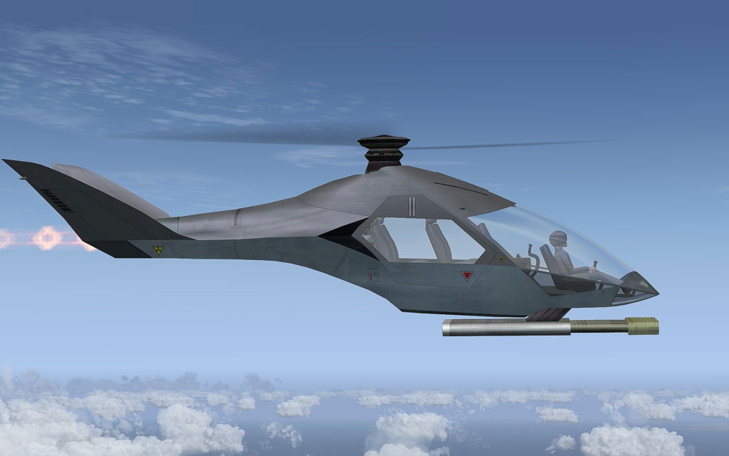 Supersonic Concept Gyrocopter for FSX/FS2004 by AFSDesign