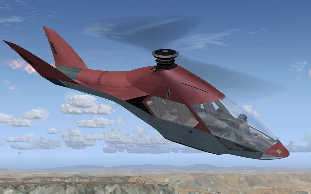 Supersonic Concept Gyrocopter for FSX/FS2004 by AFSDesign