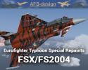 Eurofighter Typhoon Special Repaints for FSX/FS2004