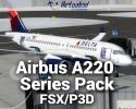 Airbus A220 Series Pack for FSX/P3D