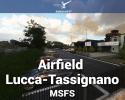 Airfield Lucca-Tassignano (LIQL) Scenery for MSFS