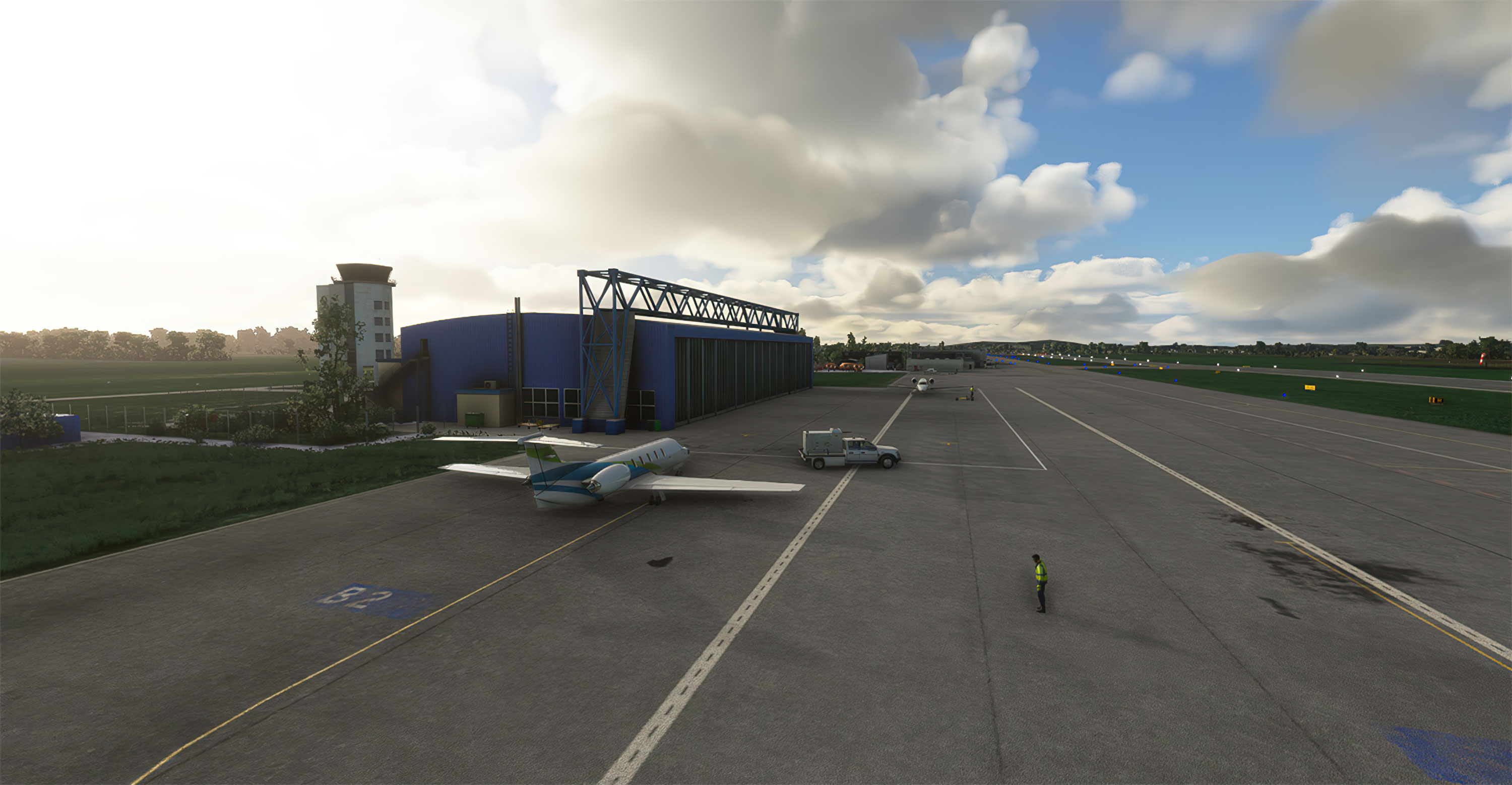 Augsburg Airport (EDMA) Scenery for MSFS by Aerosoft