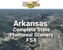 MegaSceneryEarth Arkansas Complete State Photoreal Scenery for FSX/P3D