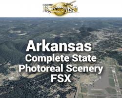 MegaSceneryEarth Arkansas Complete State Photoreal Scenery