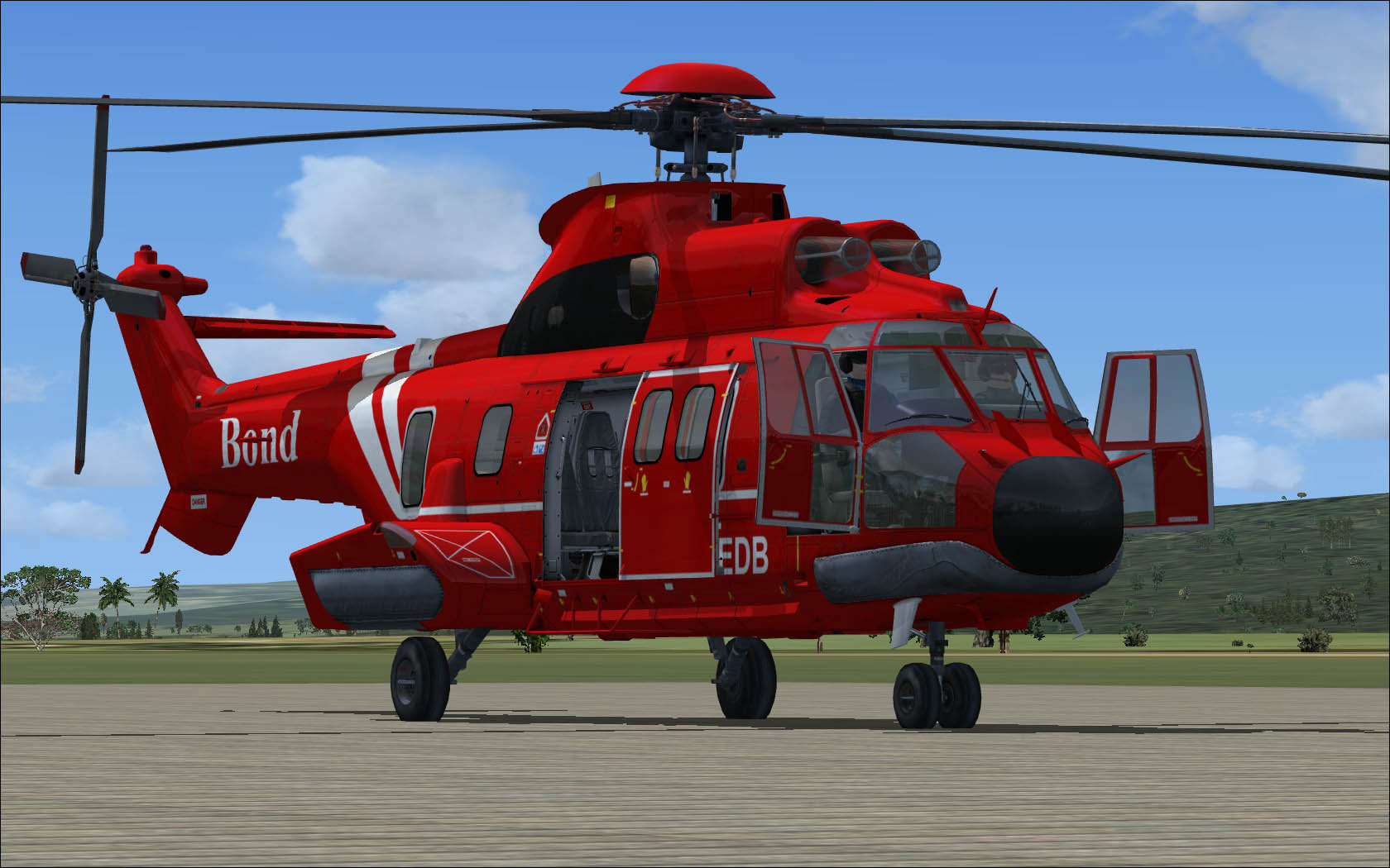 Eurocopter AS332 L2 Super Puma MkII for FSX by Nemeth Designs