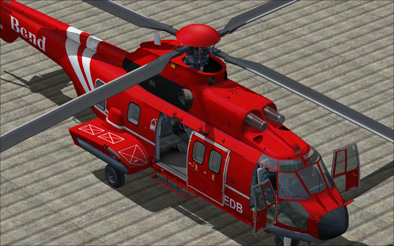 Eurocopter AS332 L2 Super Puma MkII for FSX by Nemeth Designs