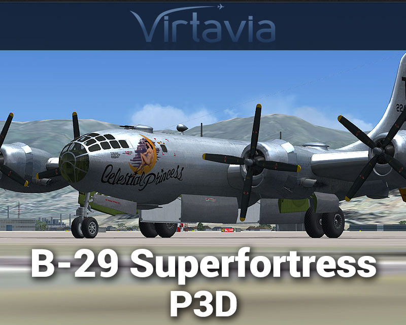 Boeing B-29 Superfortress for P3Dv4 by Virtavia