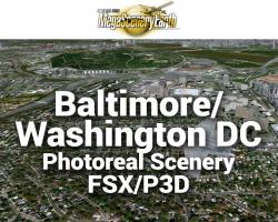 Baltimore/Washington DC Photoreal Scenery Ultra-Res Cities