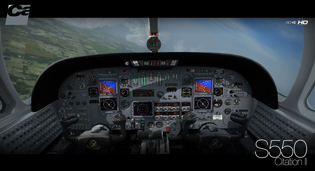 Cessna S550 Citation II HD Series for FSX/P3D by Carenado