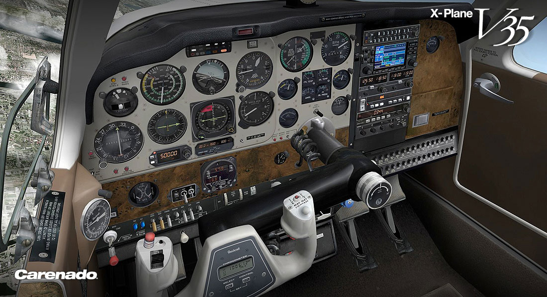 Beechcraft V35 Bonanza for XPlane by Carenado