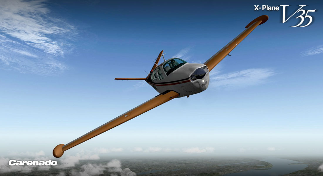 Beechcraft V35 Bonanza for XPlane by Carenado
