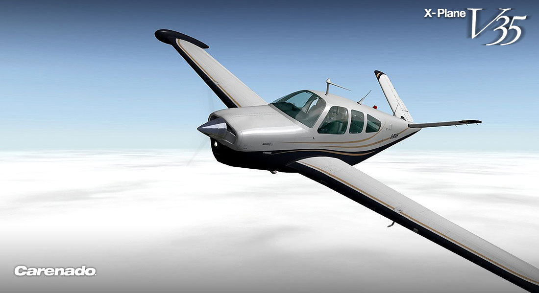 Beechcraft V35 Bonanza for XPlane by Carenado