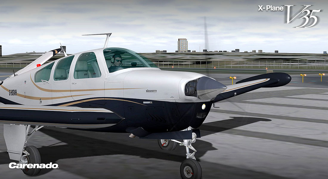 Beechcraft V35 Bonanza for XPlane by Carenado