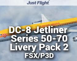 DC-8 Jetliner Series 50 to 70 Livery Pack 2
