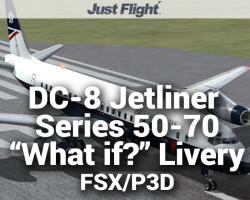 DC-8 Jetliner Series 50 to 70 "What if?" Livery Pack