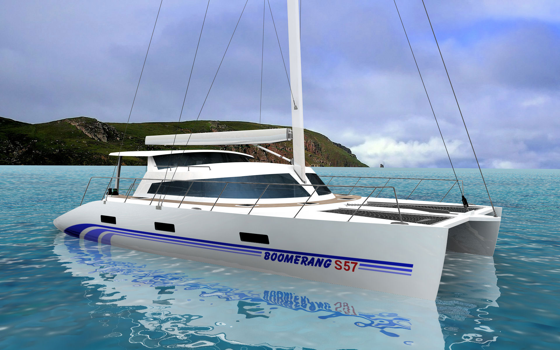 catamaran sailing simulator