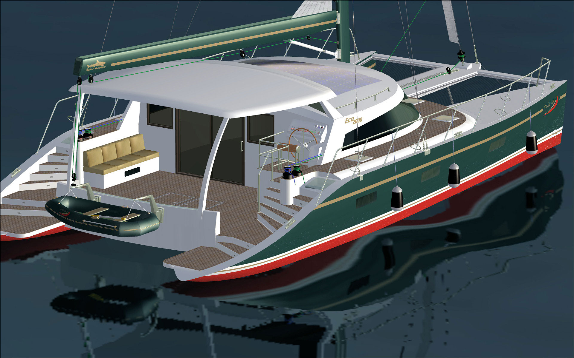 catamaran sailing simulator