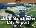 Free EGCB Manchester City Airport (Barton Airfield) Scenery for MSFS