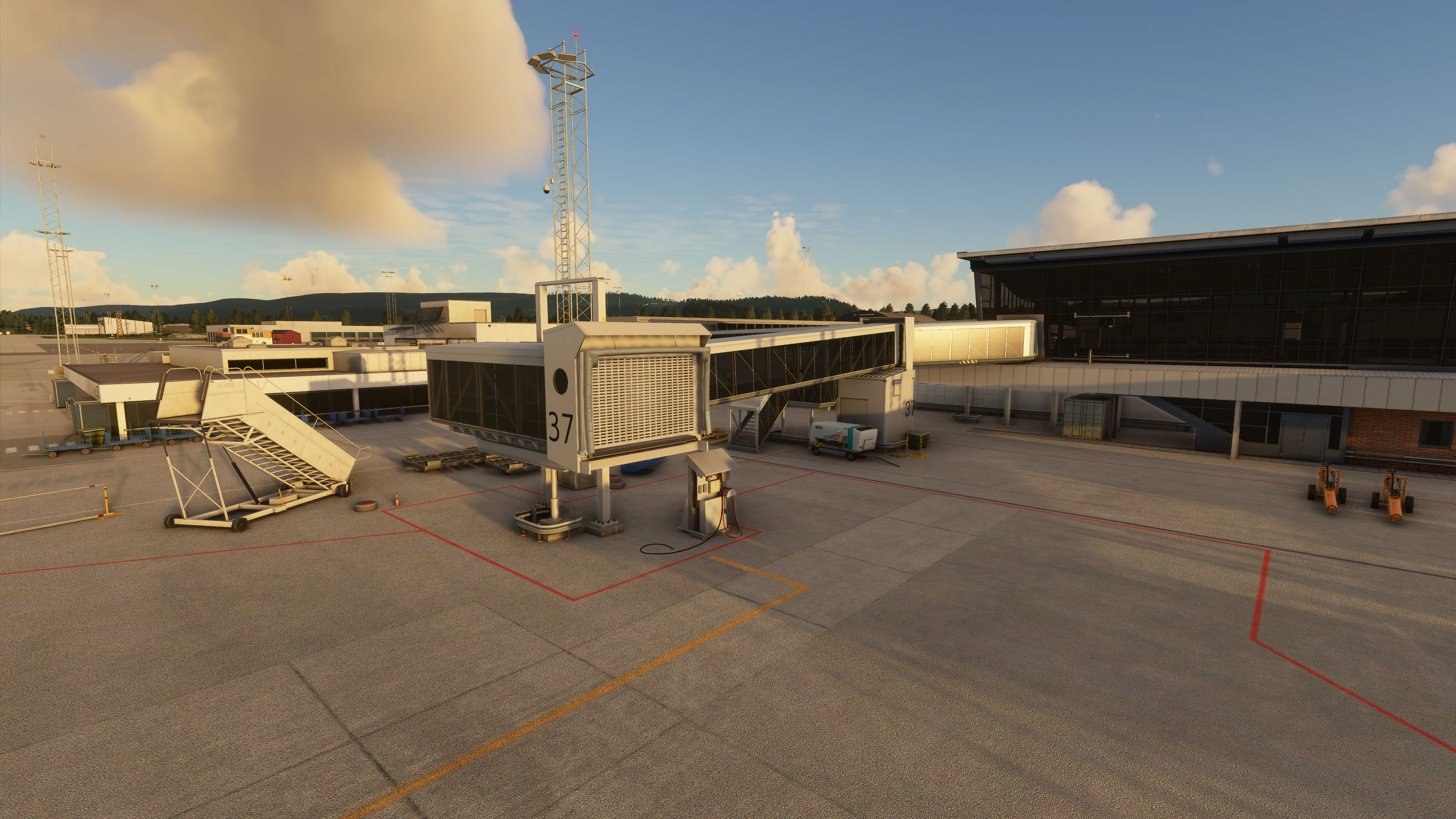 Airport Trondheim-Vaernes (ENVA) Scenery for MSFS by Aerosoft