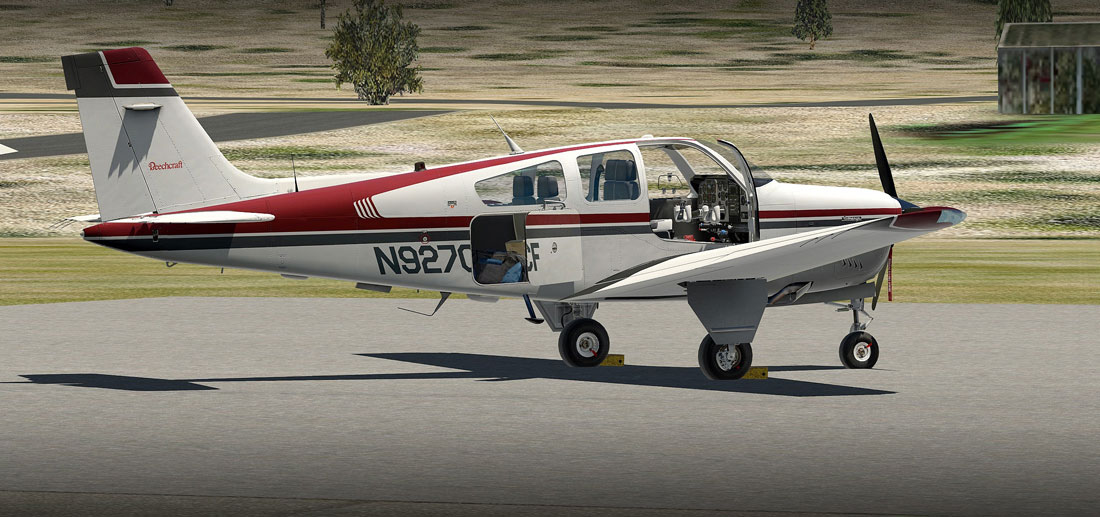 Beechcraft F33A Bonanza for XPlane by Carenado