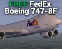 Free FedEx Express Boeing 747-8F for FSX