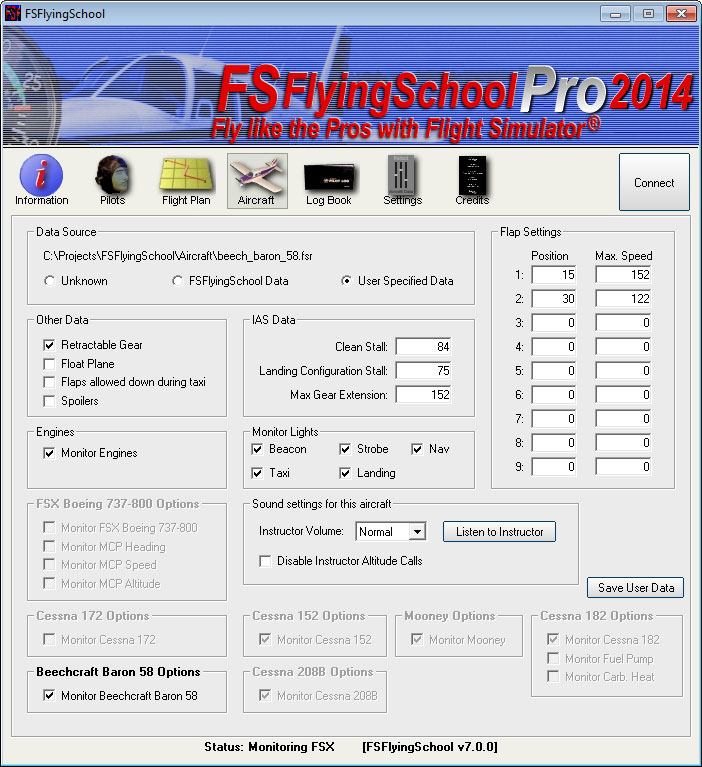 FSFlyingSchool Pro 2014 for FSX/FS2004 by FSInventions