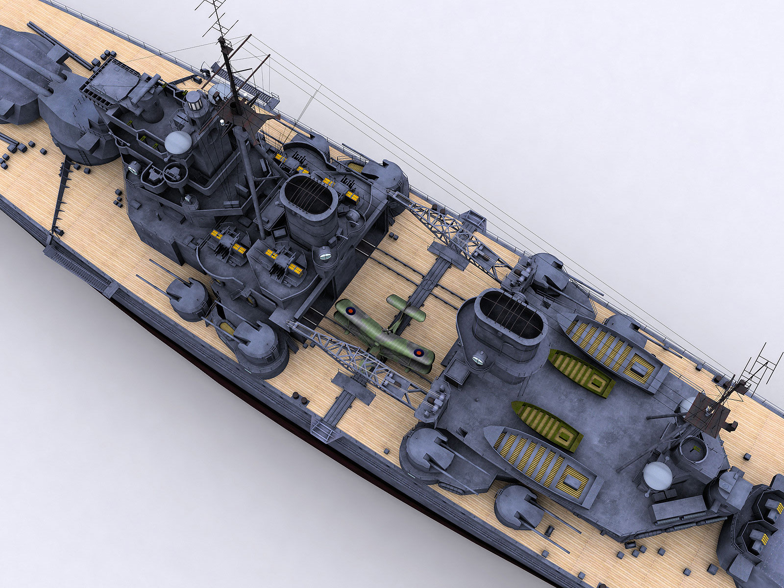 HMS King George V Battleship for FSX by Deltasim Studio