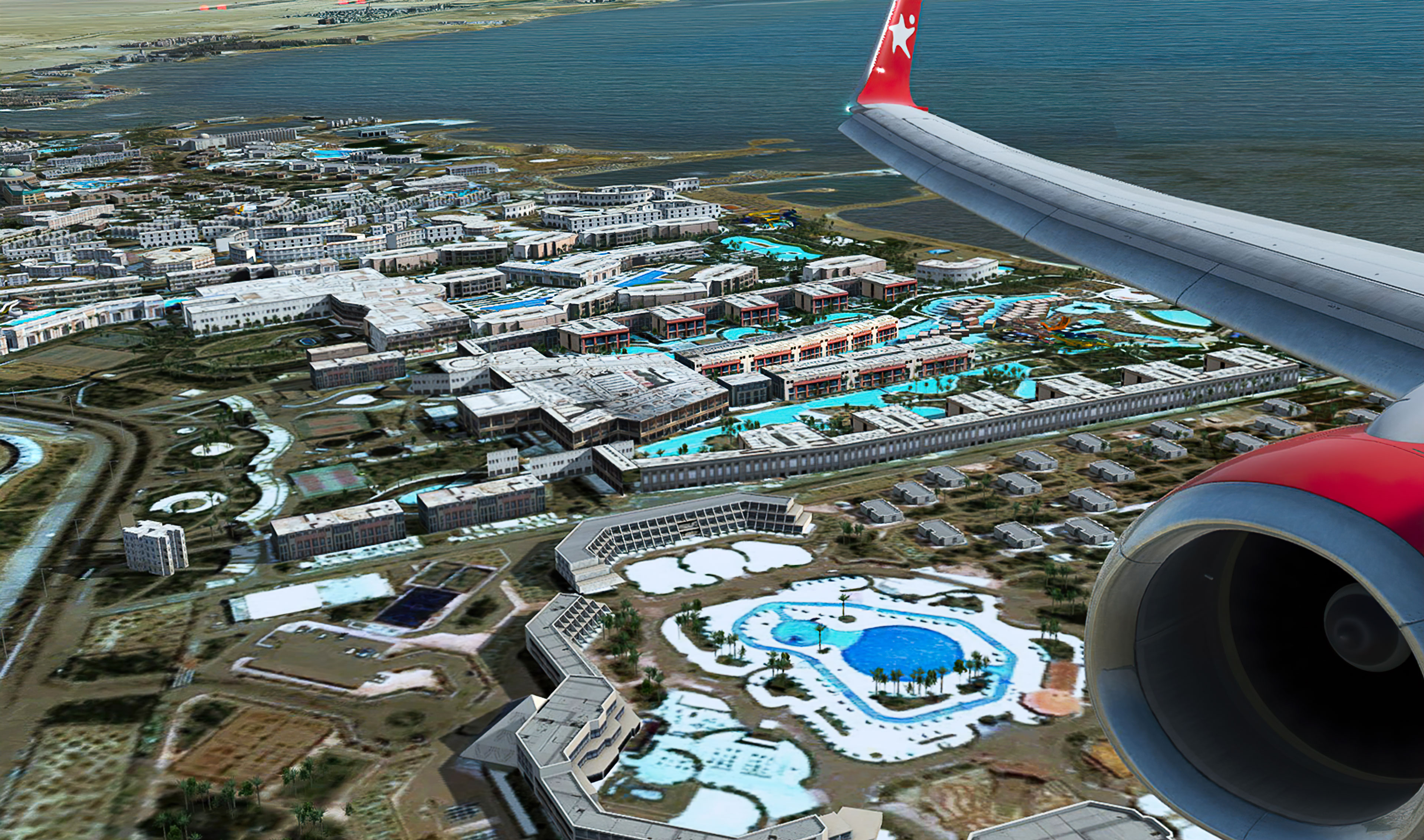 Hurghada International Airport (HEGN) Scenery for P3D by Aerosoft