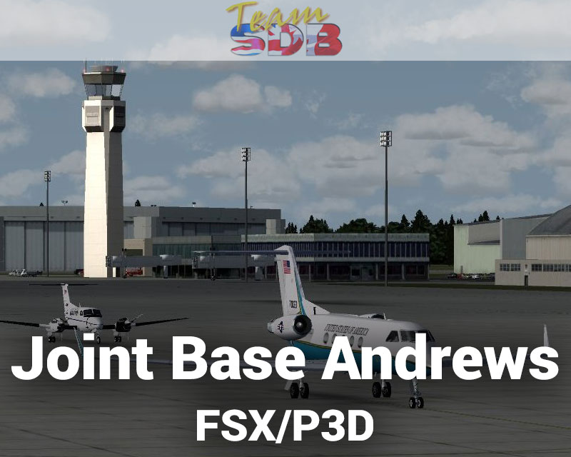Joint Base Andrews Scenery for FSX/P3D by Team SDB