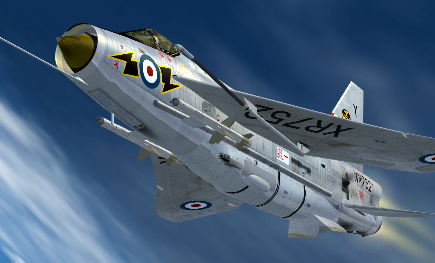 English Electric Lightning F.6 for FSX by Just Flight