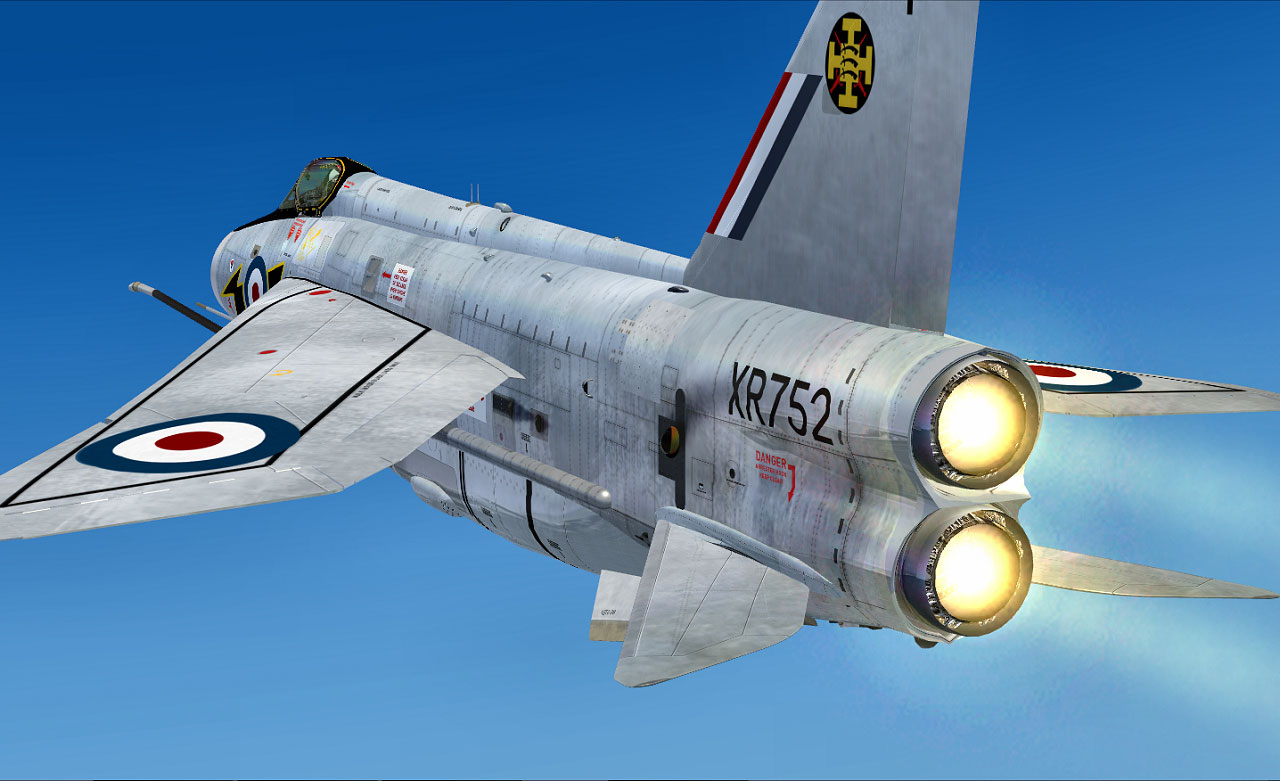 English Electric Lightning F.6 for FSX by Just Flight