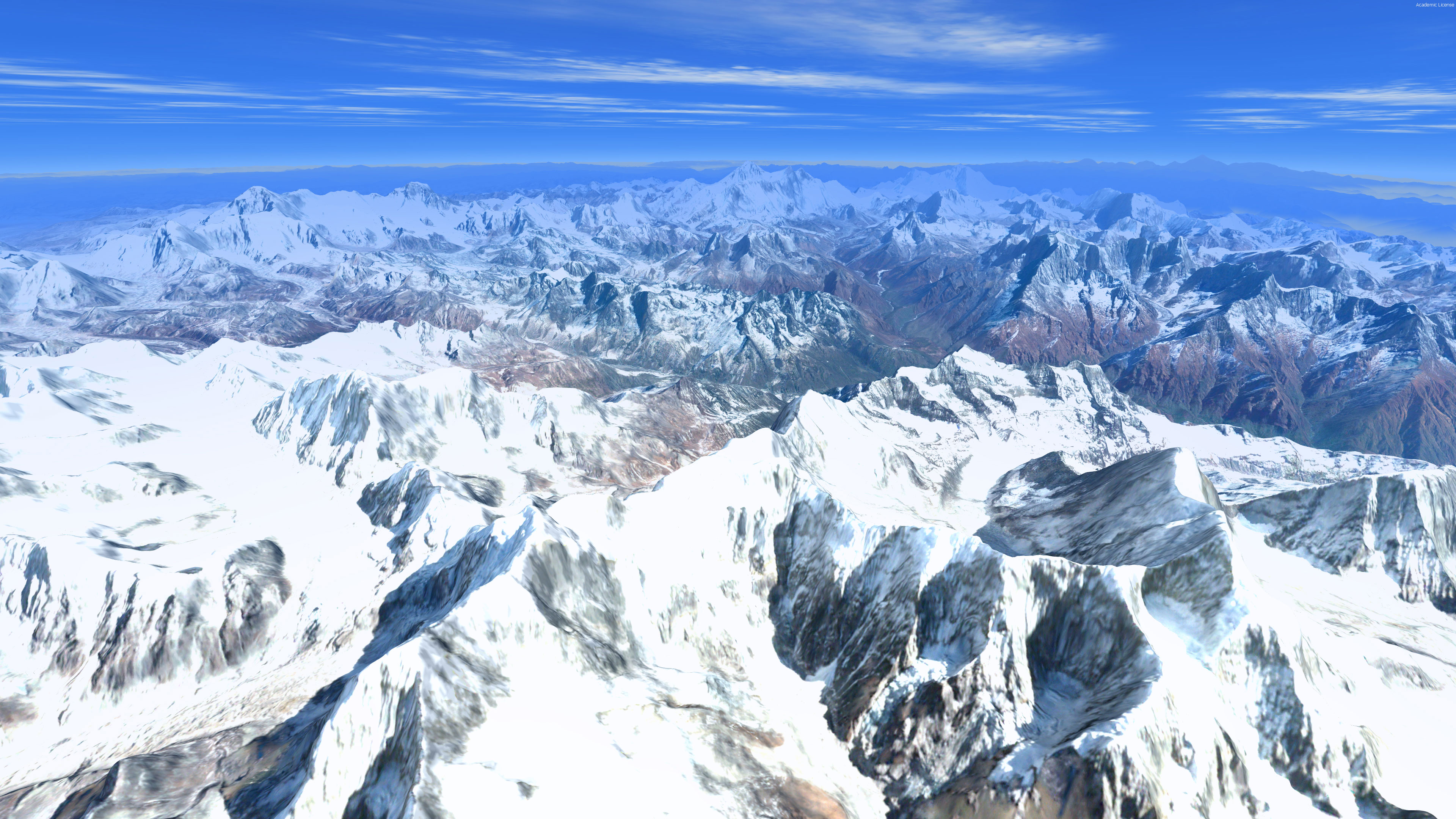 Lukla Mount Everest Extreme Scenery for P3D by Aerosoft