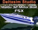 Malibu 32 Motor Boat for FSX